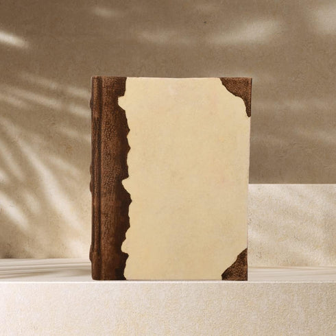 LEATHER VILLAGE Rustic Vintage Leather Journal - Handmade Antique Leather Bound Diary Notebook, 10"X7", 200 Pages