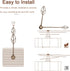 5 Set 120mm/4.72 Inch 104mm/4.09 Inch 12 Inch uxcell Walnut Wooden Clock Hands, Minute, Hour, Fit for Wall Clock