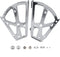 Shoe Cabinet Flip Frame, 2 Layers Stainless Steel Shoes Drawer Cabinet Hinges