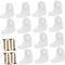 DOITOOL Furniture Reinforcement Kit of Plastic Brackets for Cabinet Shelf Desk and