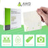 (6" 6" 5/Bx) AWD Medical Calcium Alginate Wound Dressing - Highly Absorbent Gauze Pads and Wound Care Products, Quick