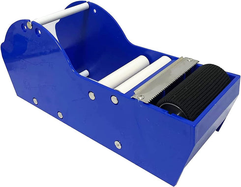 Desktop Blue Tape Dispenser - Water Activated, 12.6in Gum Tape Dispenser for Sealing Office Supplies