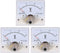 YXQ 0-15V Analog Voltmeter Panel 85C1-V Gauge Meter for Auto Circuit Measurement (DC 15V-3Pcs)