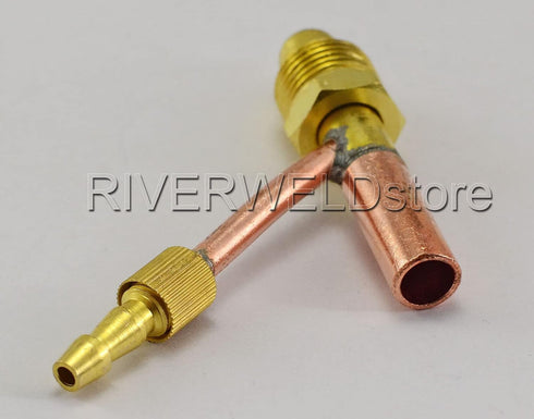 RIVERWELD Cables and Gas Separate Connector Fitting for TIG Welding Torch (5/8"-18 Male WP26)