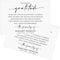 All Ewired Up Custom Funeral Thank You Cards Minimalist Script Sympathy Cards, Simple Gratitude Memorial