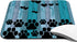 Rossy Mouse Pad, Dog Paw Prints on Wood Pattern Design, Customized Gaming Mousepad with Non-Slip Rubber Base