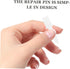 240pcs Gadpiparty Shutter Repair Replacement Plastic Shutter Fasteners for Easy Installation of Window and Louvers