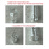 15ml Glass Vials with Screw Caps and Plastic Stoppers, Small Clear Liquid Sample Vial, Leak-Proof, 50PCS