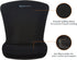 Amazon Basics 10.1L 8.1W inches, Irregular Ergonomic Gel Computer Mouse Pad with Wrist Support for Pain Relief