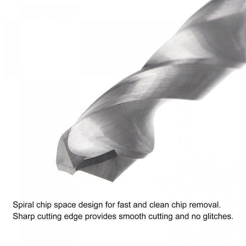 uxcell Solid Carbide Drill Bits: 5.9mm C2/K20 Tungsten Carbide Jobber Drill Bits for Metal