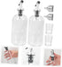 500ml Mouthwash Supply Glass Dispenser Elegant Bathroom Accessories Organizer Multi-purpose Dispenser