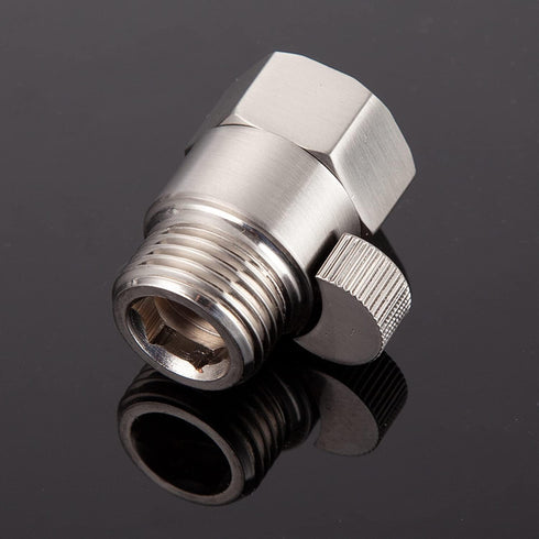 XVL Shower Head Shut-Off Valve, Solid Brass 2 Pieces, Brushed PT02C
