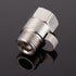 XVL Shower Head Shut-Off Valve, Solid Brass 2 Pieces, Brushed PT02C