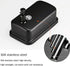 Generic 304 800ml) Bathroom soap Dispenser Bathroom Hotel Household Stainless Steel Soap Dispenser Black Wall-Mounted
