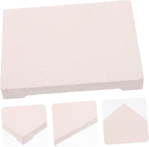 EXCEART Refractory Brick Honeycomb Jewelry Gold Welding Plate, Ceramics Plaster