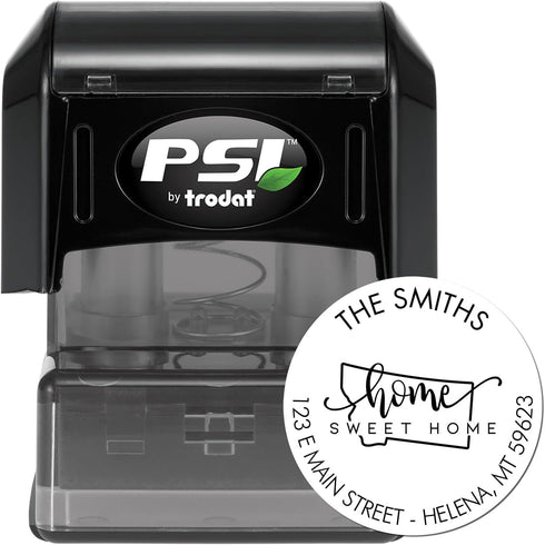 Packages 1-5/8 Montana Home Sweet Home Pre-Inked Return Address Stamps for Thank You Cards, Wedding Mail, Letters & |