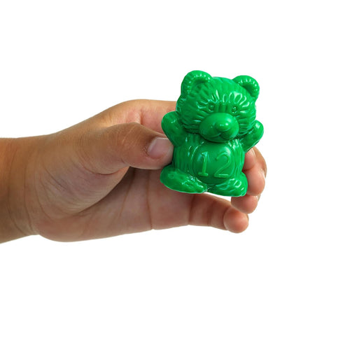 Set 96 Counters 1.5 inches -2 inches, Excellerations Math Manipulatives of Bear STEM Educational Toys for Mathematics