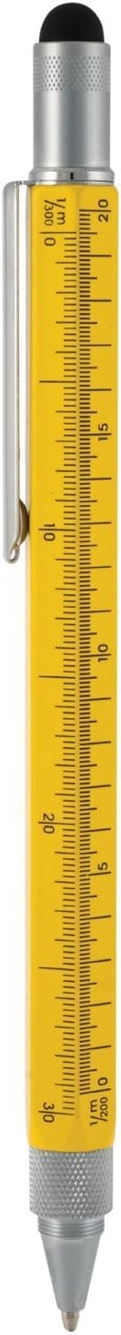 Xtreme 6-in-1 Stylus: Touchscreen Stylus, 4" Ruler, Level, Ballpoint Pen, Screwdrivers