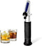 VGVGV Brix Refractometer, Handheld Alcohol Refractometer Liquor 0-80% Alcohol Content Tester Wine Concentration