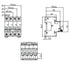ASI AC Miniature Circuit Breaker - 1 Pole DIN Rail Mount 16 Amp 240 Volt Unit with Shock-Proof Terminations, Trip Curve C, L1 and Neutral Circuits