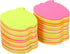 PATIKIL 2.7 x 2.7 Inch Fruit Shape Sticky Notes, 12 Pads Cute Self-Stick Memo Pads, 100 Sheets/Pad, 5 Bright Colors for