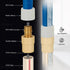 Midline Valve CSDQFG012-OM 1/2'' Lead-Free Brass Expansion PEX x CPVC Adapter Pipe Fitting, Single