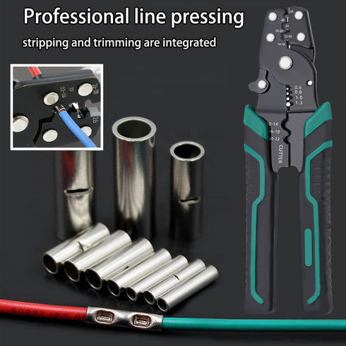 Tnisesm 240 Pcs Non Insulated Butt Connectors, 26-22 AWG Gauge Electrical Wire Seamless Uninsulated Crimp Ferrule