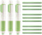 M&G 9+3 Pack Retractable Eraser Pen, 3 Pcs Cute Rubber Eraser Pens with 9 Refill, Art Erasers for Kids
