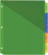 Avery Big Tab Insertable Plastic Dividers with Pockets, 5 Multicolor Tabs, Pack of 3
