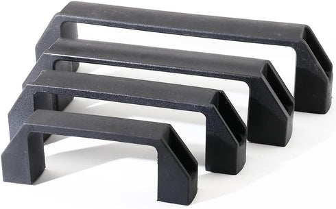 2 Sets 2020 Aluminum Extrusion Profile Slot 6mm Door Handle and Frame Hinges Install Kit, 4pcs Black Zinc Alloy