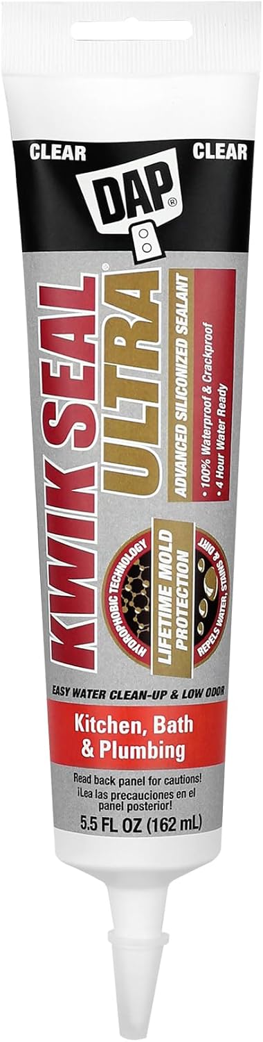 DAP 18895 Kwik Seal Ultra - 5.5 oz Clear Sealant