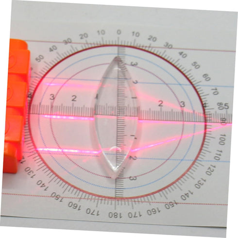 GLEAVI Optical Experiment Kit, Prism Optic Multifunction Reflector for Physics with Three Light Source Apparatus