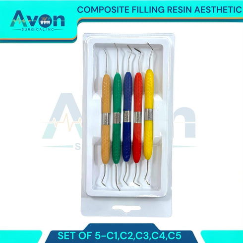 Avon Surgical 5 Pack Dental Repair Kit Composite Resin Filler Picks Restorative Oral Care Dental Instruments |