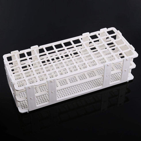 Detachable Plastic Test Tube Rack, 3 Layers Lab Storage Stand Holder for 16mm Diameter Tubes, 60 Tubes Capacity