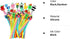 SANNIX 20 Pieces Cartoon Cute Gel Ink Rollerball Pens Bulk, Assorted Styles, Novelty Writing Pen for Kids, School,