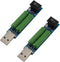 E-outstanding 2pcs Load Resistance Module, 5V1A/2A Switchable Load Resistance Electronic Load Detector