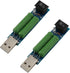 E-outstanding 2pcs Load Resistance Module, 5V1A/2A Switchable Load Resistance Electronic Load Detector