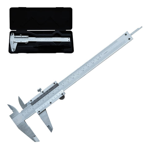 Vernier Caliper 6 Inch, Non-Digital Measuring Tool, 0-6 Inch/0-150mm, 0.001 Inch/0.02mm High Precision Caliper