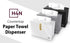 H4N Countertop, Commercial Multifold Hand Paper Towel Dispenser Compact Design, Single Sheet Dispensing for Home