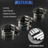 Glarks 20Pcs Adjustable Worm Gear Hose Clamps Assortment Kit, 304 Stainless Steel, 18-32MM Range for Plumbing