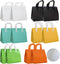 Chanseen 12Pcs Disposable Insulated Lunch Bag Cooler Bag Thermal Grocery Take Away Bags