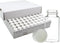 20ml Glass Vials, 24-400 Screw Neck with White Caps, Leakproof, Pack of 100