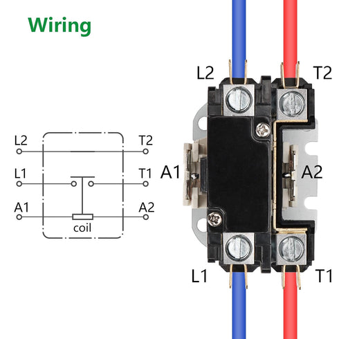 24VAC Air Conditioner Contactor for Stable Control of Your Air Conditioning System, Strong Compatibility