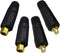 RIVERWELD TIG Welding Cable Panel Connector-plug DKJ10-25 & EDKL10-25, 200Amp Dinse Quick Fitting 4pcs