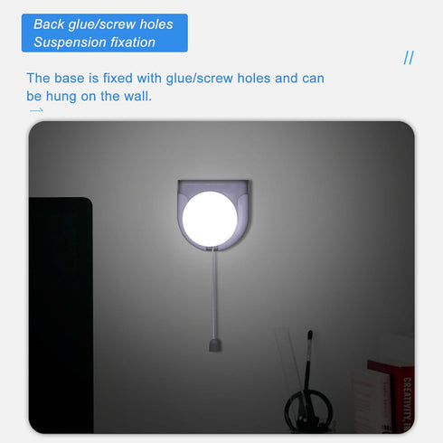 Shuwea 2 Pack Bulb, Closet Bulb, Battery Operated Light Stick-Up Battery Powered Wireless LED Light Self Adhesive Wall