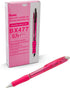 Pentel RSVP Super RT Ballpoint Pen - 0.7mm Fine Line - Pink Ink - Pack of 12