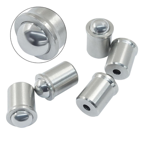 Zorveiio 10PCS 304 Door/Cabinet/Drawer(10 13, 27N) Ball Plungers, Stainless Steel Ball Detent Screws Bearing Spring