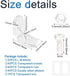 20Pcs 90 INCREWAY L Brackets Transparent Clear Acrylic Corner Bracket Degree Support Shelf Corner Brace Right Angle