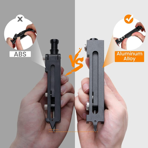 Multi-function Scribing Tool, Upgraded Construction Pencil for DIY Woodworking, Aluminum Alloy Scribe Tool