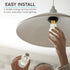DONDDA E26 Bulb 6W A15 Dimmable Bulb 60 E26 Bulb 2700K AC120V 600LM E26 Bulb Pack 6 Frosted LED Equal Watt Edison Warm